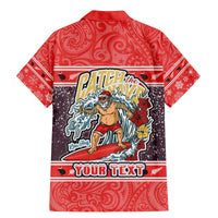 custom-new-zealand-christmas-family-matching-mermaid-dress-and-hawaiian-shirt-santa-catch-the-wave-maori-pattern-retro-style
