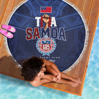 Rugby Toa Samoa Beach Blanket Champions Six Eight Five LT03 - Polynesian Pride
