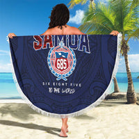 Rugby Toa Samoa Beach Blanket Champions Six Eight Five LT03 - Polynesian Pride