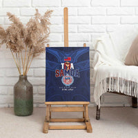 Rugby Toa Samoa Canvas Wall Art Champions Six Eight Five LT03 - Polynesian Pride