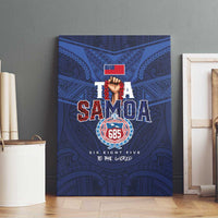 Rugby Toa Samoa Canvas Wall Art Champions Six Eight Five LT03 - Polynesian Pride