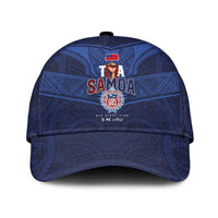 Toa Samoa Rugby Classic Cap Champions Six Eight Five LT03 Universal Fit Blue - Polynesian Pride