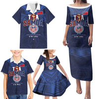 Custom Rugby Toa Samoa Family Matching Puletasi and Hawaiian Shirt Champions Six Eight Five LT03 - Polynesian Pride