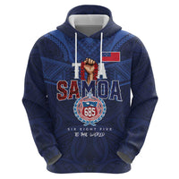 Custom Rugby Toa Samoa Hoodie Champions Six Eight Five - Polynesian Pride