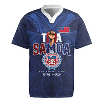 Custom Rugby Toa Samoa Rugby Jersey Champions Six Eight Five - Polynesian Pride