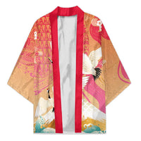 Hawaiian and Japanese Culture Together Kimono Kakau Art Tattoo with Cranes and Sakura Spring Vibe - Polynesian Pride