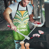 Cook Islands Rugby League Apron Tatau Tribal Motifs-Light Green Color LT03 - Polynesian Pride
