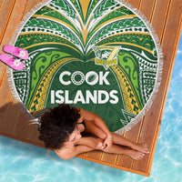 Cook Islands Rugby League Beach Blanket Tatau Tribal Motifs-Dark Green Color - Polynesian Pride