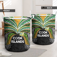 Cook Islands Rugby League Laundry Basket Tatau Tribal Motifs-Black Color LT03 - Polynesian Pride