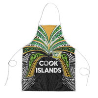 Cook Islands Rugby League Apron Tatau Tribal Motifs-Black Color LT03 Black - Polynesian Pride