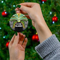 Cook Islands Rugby League Ceramic Ornament Tatau Tribal Motifs-Black Color LT03 - Polynesian Pride