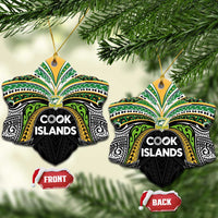 Cook Islands Rugby League Ceramic Ornament Tatau Tribal Motifs-Black Color LT03 Snow Flake Black - Polynesian Pride