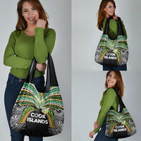 Cook Islands Rugby League Grocery Bag Tatau Tribal Motifs-Black Color LT03 - Polynesian Pride