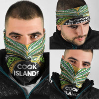 Cook Islands Rugby League Neck Gaiter Tatau Tribal Motifs-Black Color - Polynesian Pride