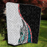 New Zealand Quilt Manaia Fern and Koru Maori Pattern LT03 - Polynesian Pride