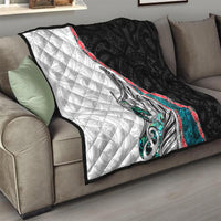 New Zealand Quilt Manaia Fern and Koru Maori Pattern LT03 - Polynesian Pride