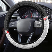 New Zealand Steering Wheel Cover Manaia Fern and Koru Maori Pattern
