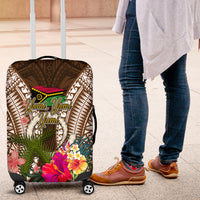 Vanuatu Selebretem 44th Indipendens Dei Luggage Cover Yumi Pig Tusk and Namele Fern