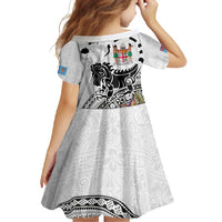 Fiji Iguana Family Matching Off Shoulder Maxi Dress and Hawaiian Shirt Tapa Tribal Tattoo and Hibiscus