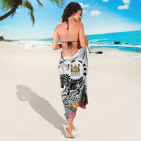 Fiji Iguana Sarong Tapa Tribal Tattoo and Hibiscus