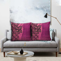 Samoan Pacific Tribal Flower Geometric Art Tattoos Pillow Cover Siapo Pattern Romantic Rose - Polynesian Pride