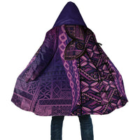 Samoan Pacific Tribal Flower Geometric Art Tattoos Cloak Siapo Pattern Purple Haze - Polynesian Pride