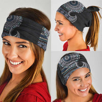 Fijian Masi Tribal Tattoos Art Pattern Neck Gaiter Navy Color Half Style LT03 - Polynesian Pride