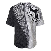 Fijian Masi Tattoos Baseball Jersey with Tapa Tribal Pattern - Polynesian Pride