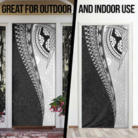 Fijian Masi Tattoos Door Cover with Tapa Tribal Pattern - Polynesian Pride