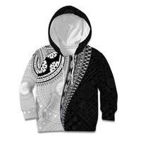 Fijian Masi Tattoos Kid Hoodie with Tapa Tribal Pattern - Polynesian Pride