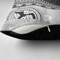 Fijian Masi Tattoos Pillow Cover with Tapa Tribal Pattern - Polynesian Pride