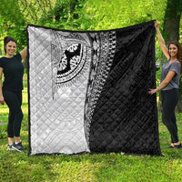 Fijian Masi Tattoos Quilt with Tapa Tribal Pattern - Polynesian Pride