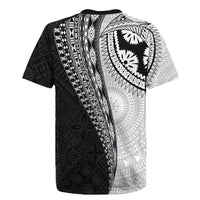 Fijian Masi Tattoos Rugby Jersey with Tapa Tribal Pattern - Polynesian Pride
