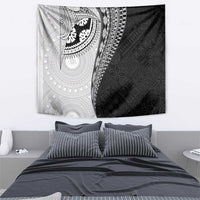 Fijian Masi Tattoos Tapestry with Tapa Tribal Pattern - Polynesian Pride