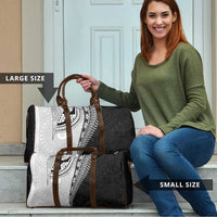 Fijian Masi Tattoos Travel Bag with Tapa Tribal Pattern - Polynesian Pride