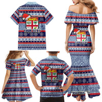 custom-fiji-christmas-family-matching-mermaid-dress-and-hawaiian-shirt-fijian-santa-and-coat-of-arms-mix-tapa-pattern-striped-style