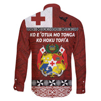 Tongan Culture Family Matching Mermaid Dress and Hawaiian Shirt Ngatu Art Tattoo and Emblem of Tonga LT03 - Polynesian Pride