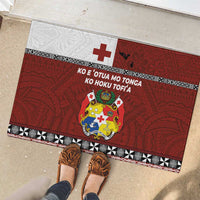 Tongan Culture Rubber Doormat Ngatu Art Tattoo and Emblem of Tonga