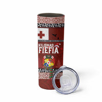 Tongan Christmas Skinny Tumbler Kilisimasi Fiefia with Ngatu Art Tattoo
