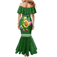 Hawaii Mermaid Dress Aloha Funny Avocado Mix Kakau Hawaiian Tribal LT03 - Polynesian Pride