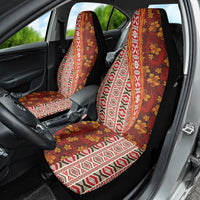 Hawaii Native Tapa Elements and Hibiscus Flowers Car Seat Cover LT03 - Polynesian Pride