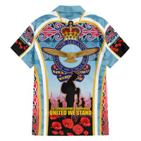 Royal New Zealand Air Force ANZAC Day Family Matching Off Shoulder Short Dress and Hawaiian Shirt Te Tauaarangi o Aotearoa LT03 - Polynesian Pride