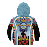 Royal New Zealand Air Force ANZAC Day Kid Hoodie Te Tauaarangi o Aotearoa LT03 - Polynesian Pride