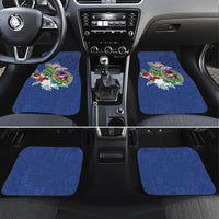 Guam Chamorro Car Mats Tribal Latte Stone and Seal Artwork Polynesian Patterns