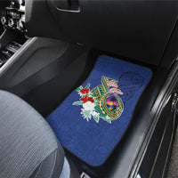 Guam Chamorro Car Mats Tribal Latte Stone and Seal Artwork Polynesian Patterns