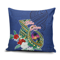 Guam Chamorro Pillow Cover Tribal Latte Stone and Seal Artwork Polynesian Patterns