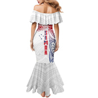 Samoa 685 Art Traditional Tattoo Pattern Family Matching Mermaid Dress and Hawaiian Shirt Gradient Color LT03 - Polynesian Pride