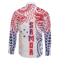 Samoa 685 Art Traditional Tattoo Pattern Family Matching Puletasi and Hawaiian Shirt Gradient Color