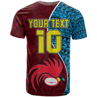 Custom Bintangor Goroka Lahanis Rugby T Shirt Papua New Guinea Polynesian Tattoo LT03 - Polynesian Pride