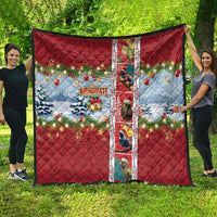 New Zealand Merry Christmas Quilt Maori Animals, Koru Tattoo - Red Xmas Style LT03 - Polynesian Pride